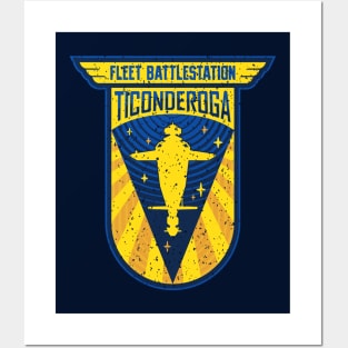 Fleet Battlestation Ticonderoga - Distressed Posters and Art